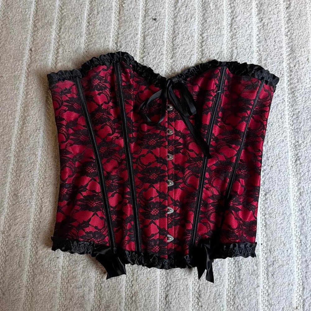 Fashion Women Overbust Corset size XL Whimsygoth Gothic Party Festivals Party
